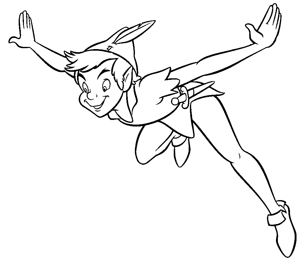 Dessin Peter Pan Films D Animation Colorier Coloriages