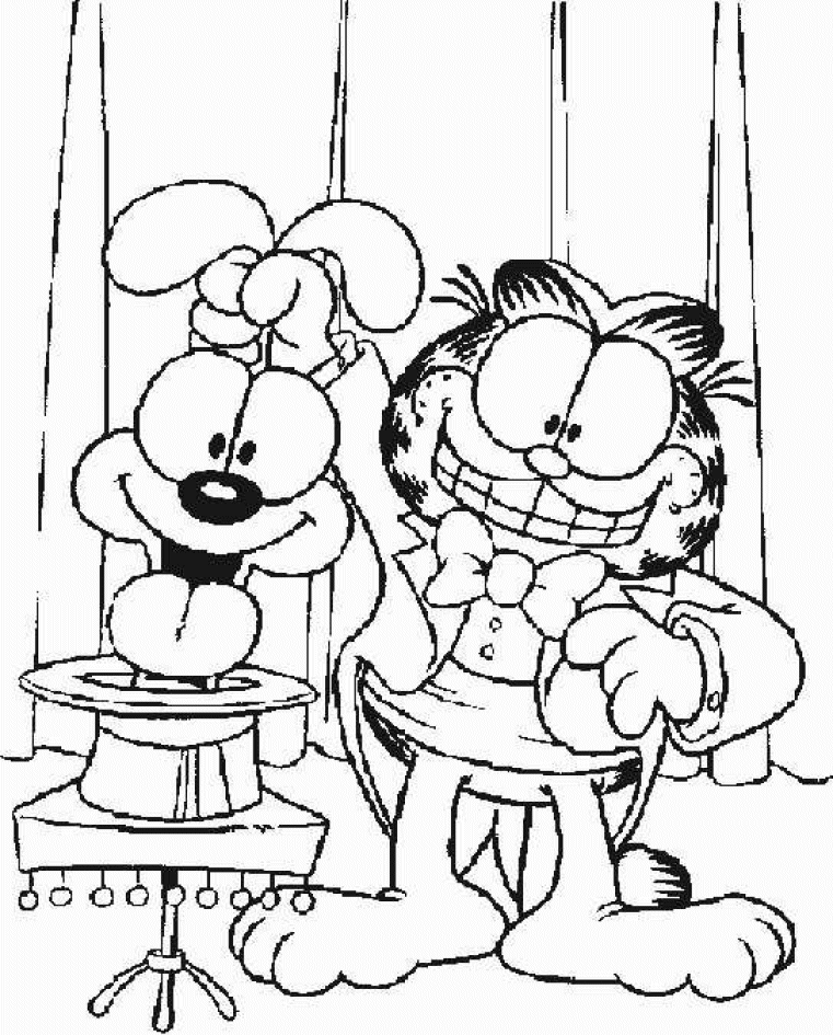 Dessin Garfield Dessins Anim S Colorier Coloriages Imprimer