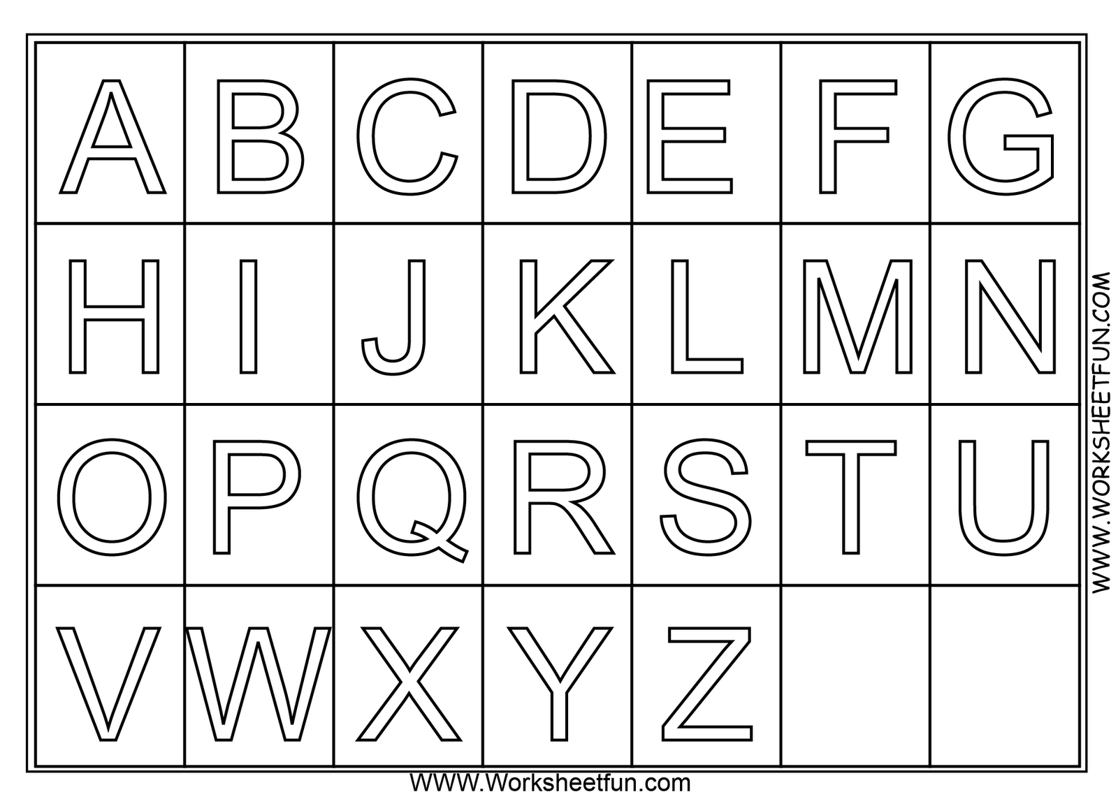 Coloriage Alphabet 124594 Éducatifs Dessin à colorier Coloriages