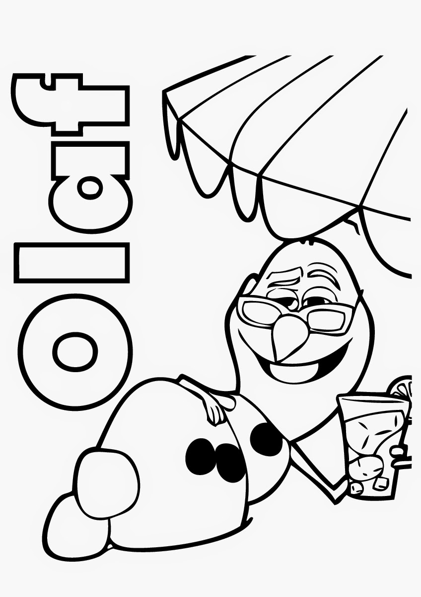 Dessin à colorier: Olaf (Films d'animation) #170209 - Coloriages à Imprimer Gratuits