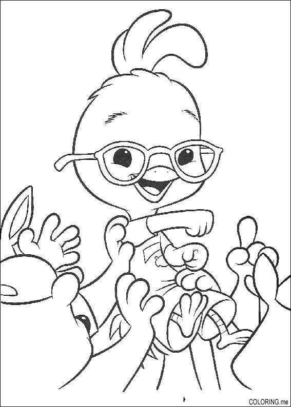 Dessin à colorier: Petit Poulet (Chicken Little) (Films d'animation) #73036 - Coloriages à Imprimer Gratuits