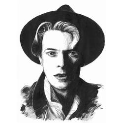Dessin à colorier: David Bowie (Célébrités) #121913 - Coloriages à Imprimer Gratuits