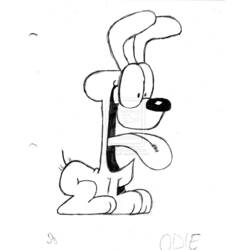 Dessin à colorier: Garfield (Dessins Animés) #26304 - Coloriages à Imprimer Gratuits