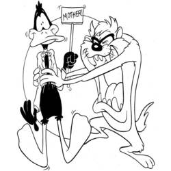 Dessin à colorier: Looney Tunes (Dessins Animés) #39180 - Coloriages à Imprimer Gratuits