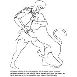 Dessin à colorier: Mythologie Grecque (Dieux et Déesses) #109662 - Coloriages à Imprimer Gratuits