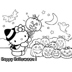 Dessin à colorier: Halloween (Fêtes et Occasions spéciales) #55201 - Coloriages à Imprimer Gratuits