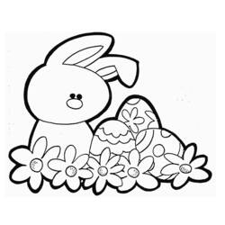 Dessin à colorier: Pâques (Fêtes et Occasions spéciales) #54359 - Coloriages à Imprimer Gratuits