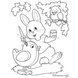 Dessin à colorier: Pâques (Fêtes et Occasions spéciales) #54411 - Coloriages à imprimer