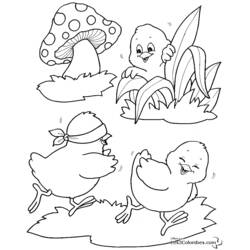 Dessin à colorier: Pâques (Fêtes et Occasions spéciales) #54416 - Coloriages à imprimer