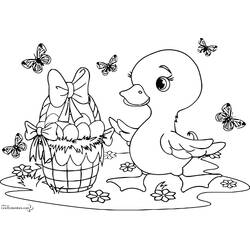 Dessin à colorier: Pâques (Fêtes et Occasions spéciales) #54635 - Coloriages à Imprimer Gratuits