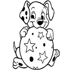 Dessin à colorier: Les 101 Dalmatiens (Films d'animation) #129248 - Coloriages à Imprimer Gratuits