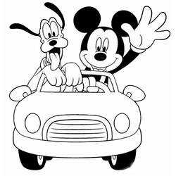 Dessin à colorier: Mickey (Films d'animation) #170094 - Coloriages à Imprimer Gratuits