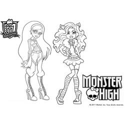 Dessin à colorier: Monster High (Films d'animation) #24860 - Coloriages à Imprimer Gratuits