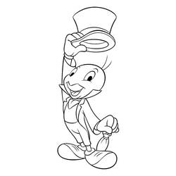 Dessin à colorier: Pinocchio (Films d'animation) #132268 - Coloriages à Imprimer Gratuits