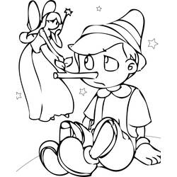 Dessin à colorier: Pinocchio (Films d'animation) #132270 - Coloriages à Imprimer Gratuits