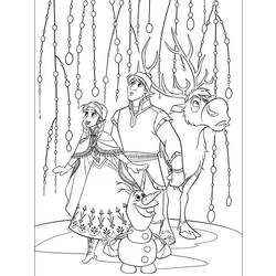 Dessin à colorier: Reine des Neiges (Films d'animation) #71710 - Coloriages à Imprimer Gratuits
