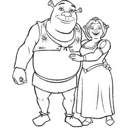 Dessin à colorier: Shrek (Films d'animation) #115182 - Coloriages à Imprimer Gratuits