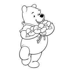 Dessin à colorier: Winnie l'Ourson (Films d'animation) #28663 - Coloriages à Imprimer Gratuits
