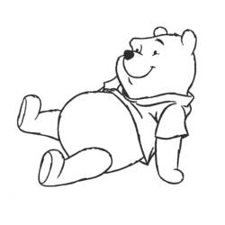 Dessin à colorier: Winnie l'Ourson (Films d'animation) #28885 - Coloriages à Imprimer Gratuits