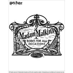 Dessin à colorier: Harry Potter (Films) #69741 - Coloriages à Imprimer Gratuits