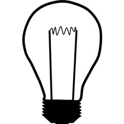 Dessin à colorier: Ampoule électrique (Objets) #119377 - Coloriages à Imprimer Gratuits