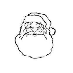 Dessin à colorier: Père Noël (Personnages) #104764 - Coloriages à Imprimer Gratuits