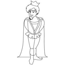 Dessin à colorier: Prince (Personnages) #105871 - Coloriages à Imprimer Gratuits