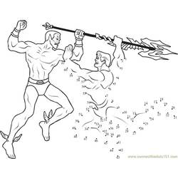 Dessin à colorier: Aquaman (Super-héros) #85087 - Coloriages à Imprimer Gratuits
