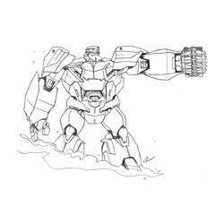 Dessin à colorier: Transformers (Super-héros) #75206 - Coloriages à Imprimer Gratuits