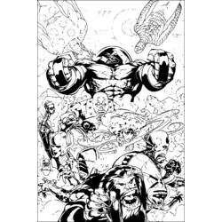 Dessin à colorier: X-Men (Super-héros) #74396 - Coloriages à Imprimer Gratuits