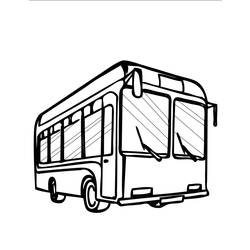 Dessin à colorier: Autobus / Autocar (Transport) #135384 - Coloriages à Imprimer Gratuits