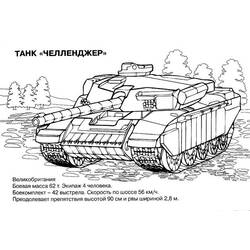 Dessin à colorier: Tank (Transport) #138028 - Coloriages à Imprimer Gratuits