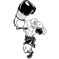 Mike Tyson - Kostenlose Ausmalbilder zum Ausdrucken