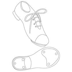 Schuh (Objekte) Ausmalbild #211605 zum Ausdrucken und Ausmalen