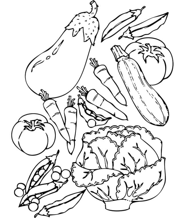Coloriage gratuit Légumes #212139 de la collection Alimentation et Nutrition à imprimer Coloriage gratuit Légumes #212139 de la collection Alimentation et Nutrition à imprimer