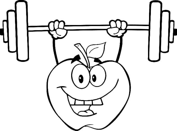 Coloriage à imprimer Pommes #209349 de la série Alimentation et Nutrition, gratuit pour enfants et adultes
