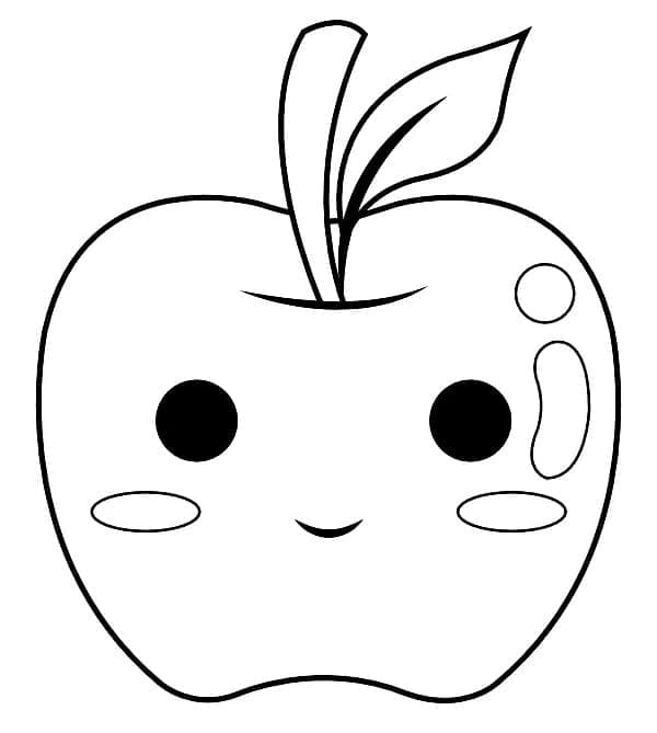 Coloriage gratuit Pommes #209355 de la collection Alimentation et Nutrition à imprimer