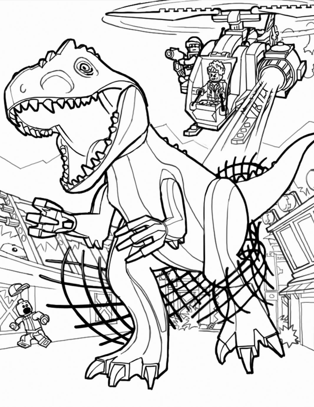Coloriage gratuit Dinosaure #171792 de la collection Animaux préhistoriques à imprimer