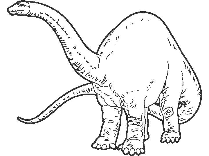Dessin à colorier: Dinosaure (Animaux préhistoriques) #5498 - Coloriages à Imprimer Gratuits