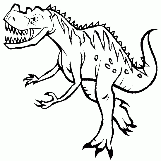 Dessin à colorier: Dinosaure (Animaux préhistoriques) #5545 - Coloriages à Imprimer Gratuits