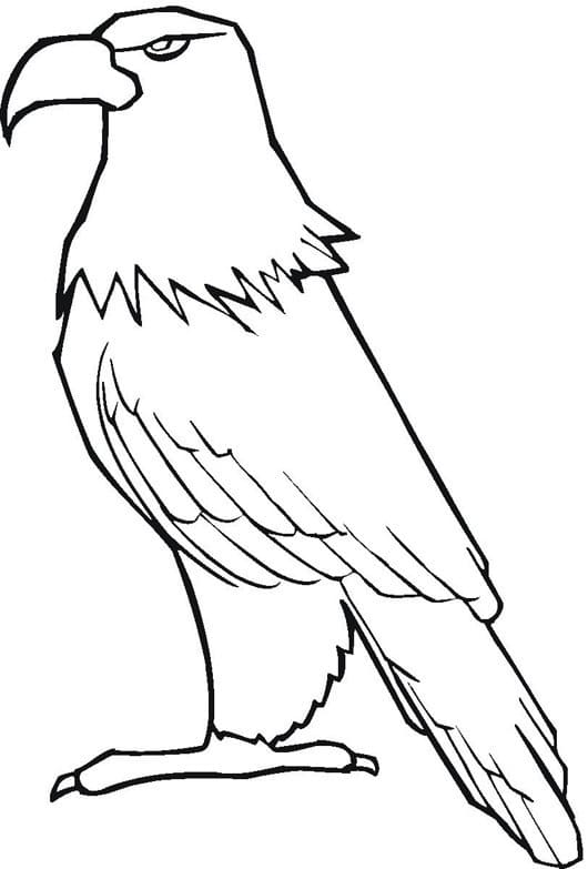 Coloriage gratuit Aigle #185181 de la collection Animaux à imprimer