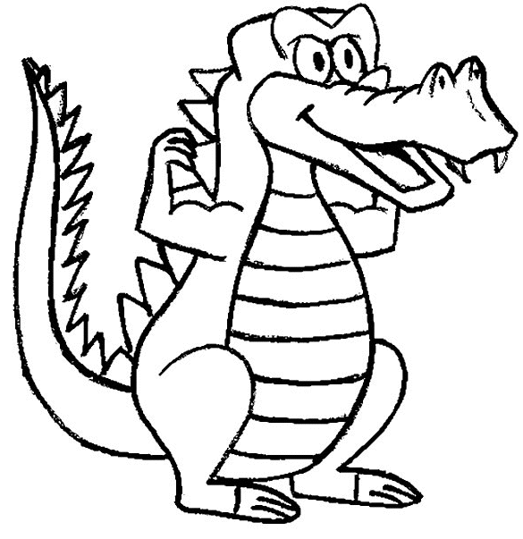 Dessin à colorier: Alligator (Animaux) #442 - Coloriages à Imprimer Gratuits