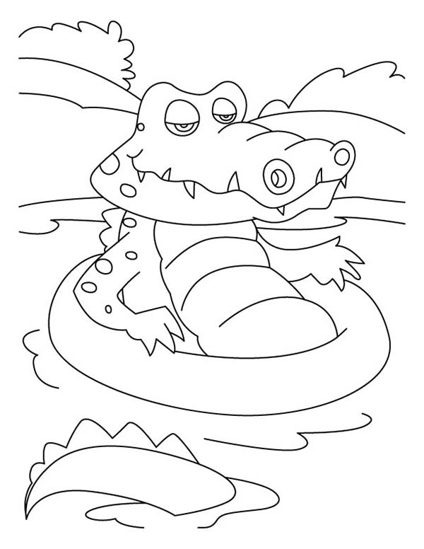 Dessin à colorier: Alligator (Animaux) #451 - Coloriages à Imprimer Gratuits