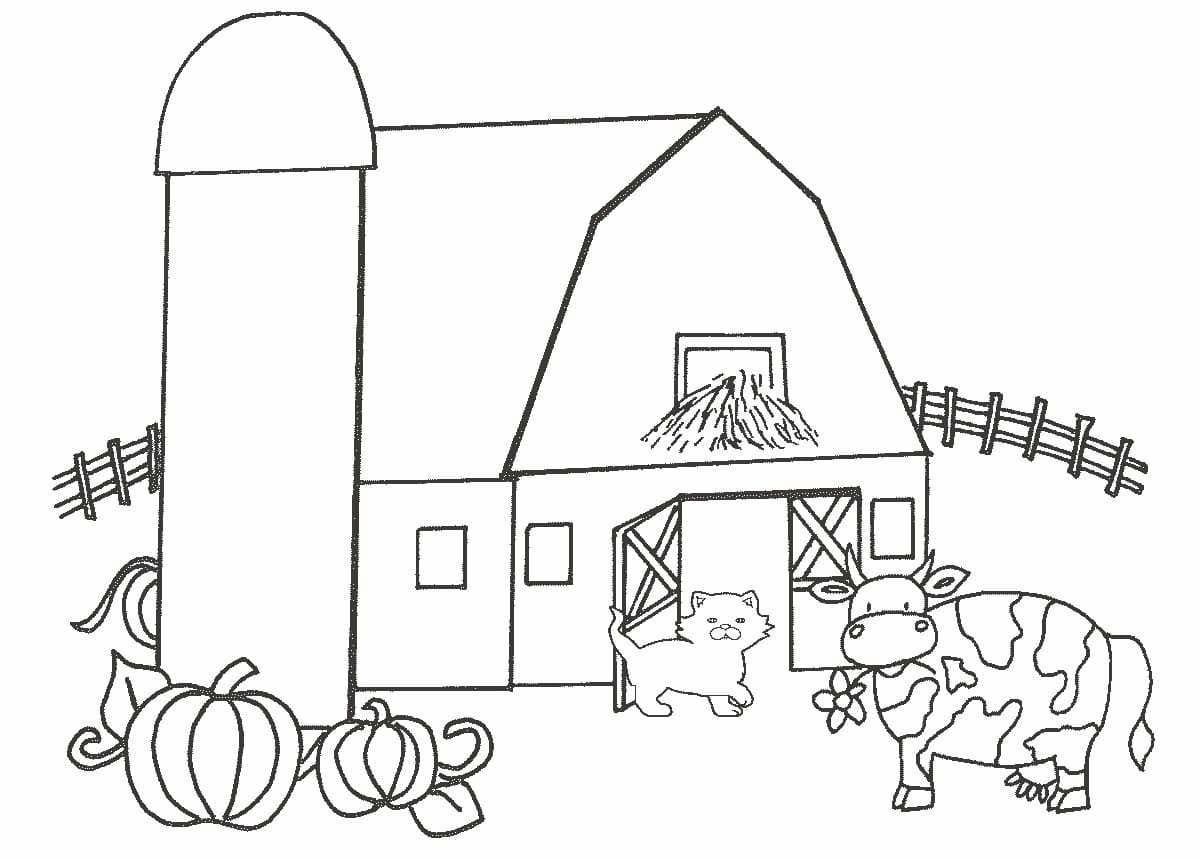 Coloriage Animaux de ferme #198112 à imprimer gratuitement, extrait de la collection Animaux