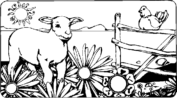 Dessin à colorier: Animaux de ferme (Animaux) #21404 - Coloriages à Imprimer Gratuits