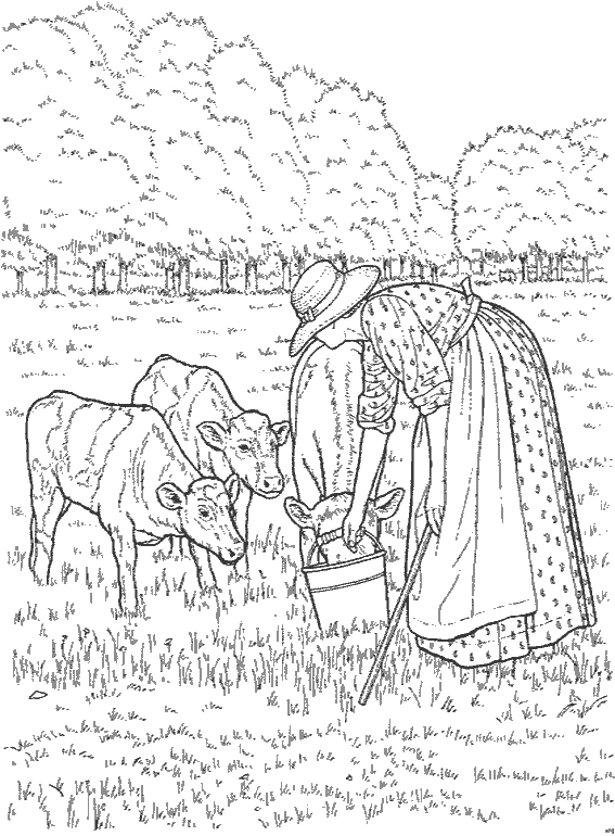 Coloriage gratuit Animaux de ferme #21490 de la collection Animaux à imprimer