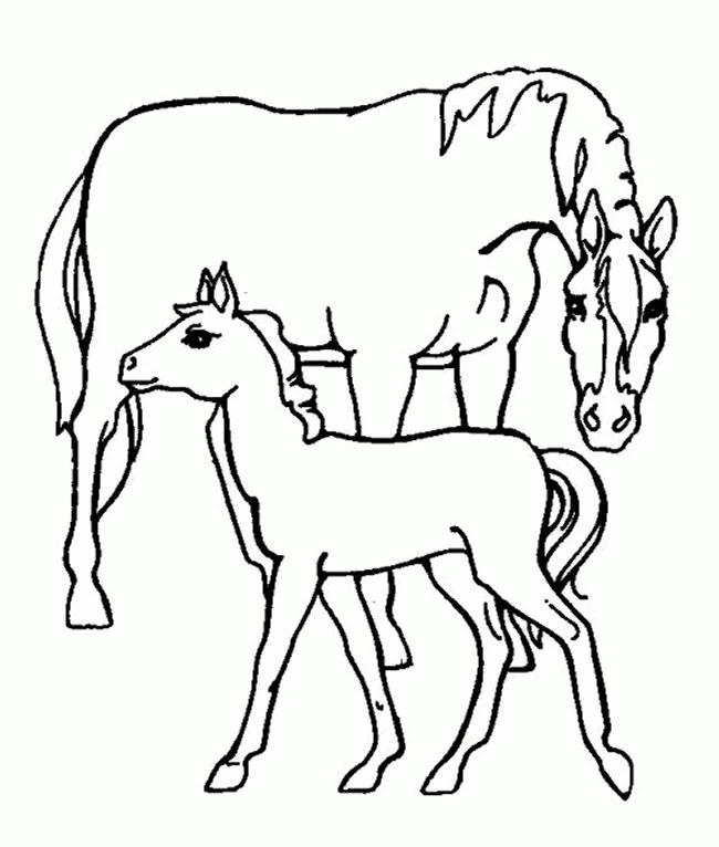 Coloriage gratuit Animaux de ferme #21494 de la collection Animaux à imprimer
