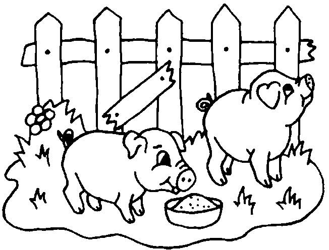 Coloriage gratuit Animaux de ferme #21518 de la collection Animaux à imprimer
