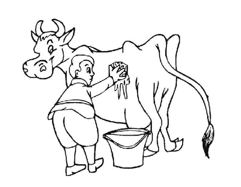 Coloriage gratuit Animaux de ferme #21557 de la collection Animaux à imprimer