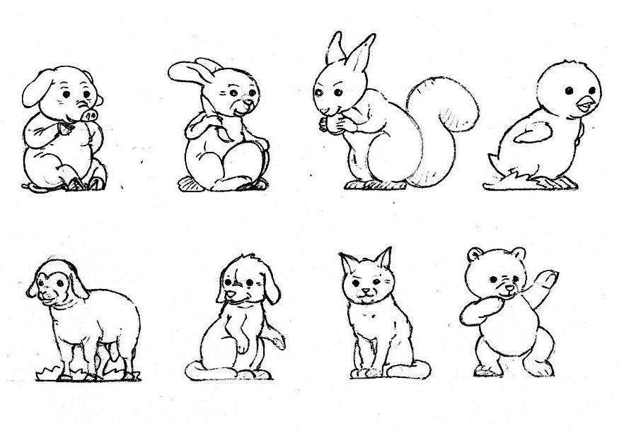 Dessin à colorier: Animaux de ferme (Animaux) #21597 - Coloriages à Imprimer Gratuits